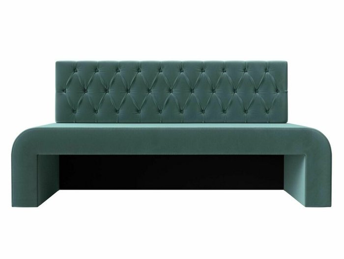Прямой диван Кармен Люкс бирюзового цвета - купить Прямые диваны по цене 27999.0