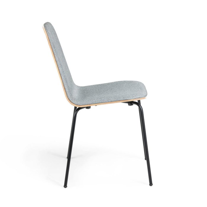 Стул Кристел серого цвета - лучшие Обеденные стулья в INMYROOM