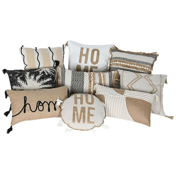 Декоративная подушка Boho 45x45 бежевого цвета - лучшие Декоративные подушки в INMYROOM