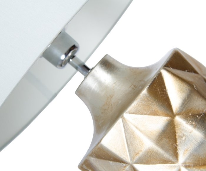 Настольная лампа из керамики с белым абажуром - купить Настольные лампы по цене 28780.0
