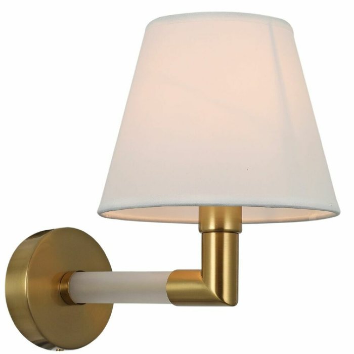 Бра IL0501-1W-79 BRASS (ткань, цвет белый)
