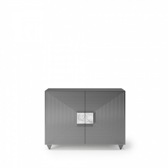 Комод Trento Cube серого цвета