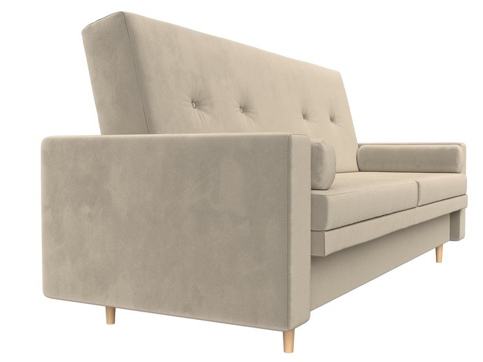 Прямой диван-кровать Белфаст бежевого цвета (книжка) - лучшие Прямые диваны в INMYROOM