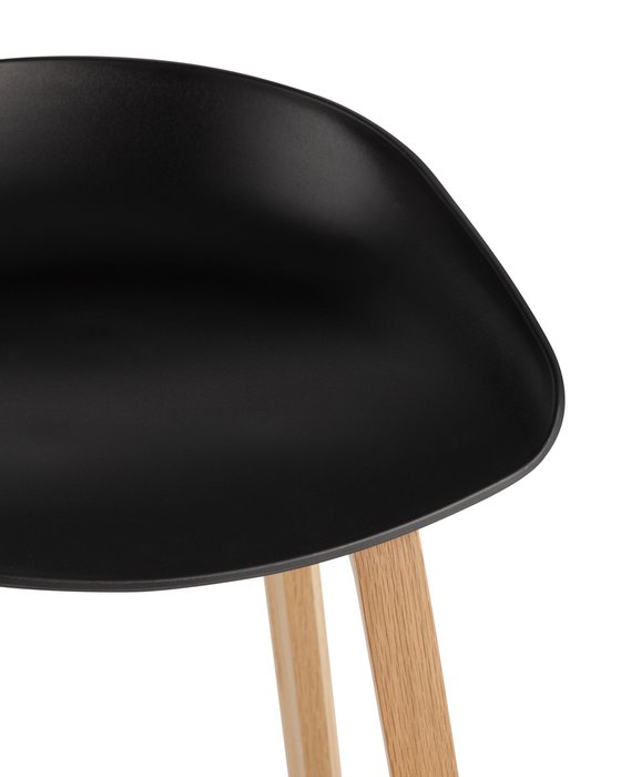 Барный стул Libra черного цвета  - купить Барные стулья по цене 790.0