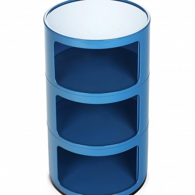 Тумба из пластика синего цвета - купить Прикроватные тумбы по цене 6592.0