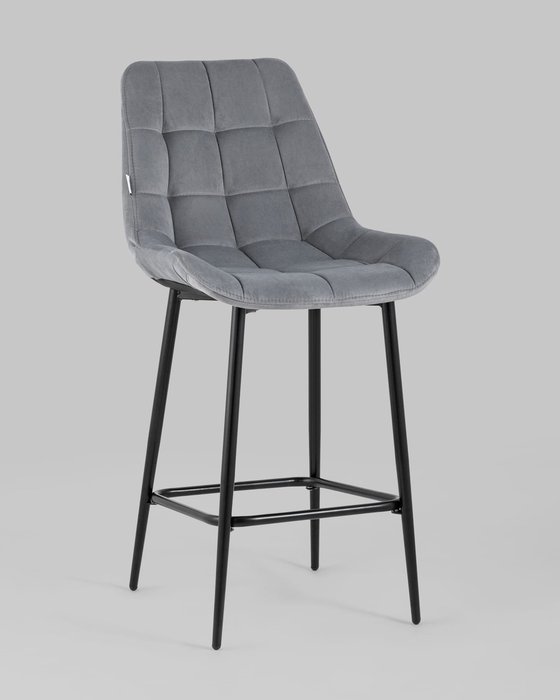 Стул полубарный Флекс серого цвета - купить Барные стулья по цене 9490.0