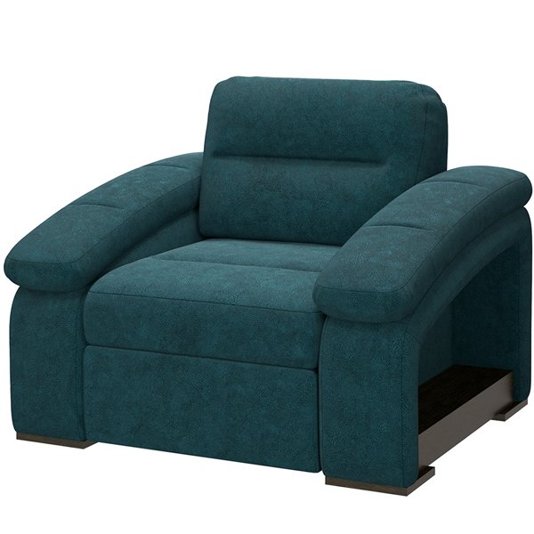 Кресло для отдыха Рокси тёмно-бирюзового цвета