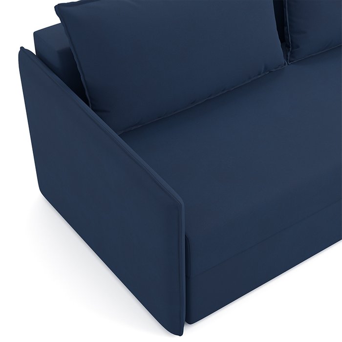 Диван-кровать Shaggy синего цвета - лучшие Прямые диваны в INMYROOM