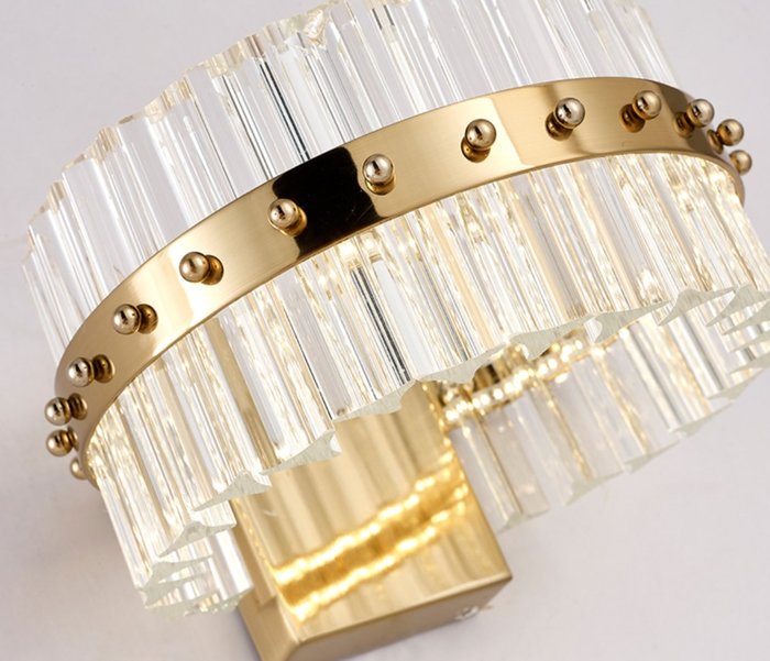 Настенный светильник 	Diadem  из металла и стекла  - купить Бра и настенные светильники по цене 20619.0