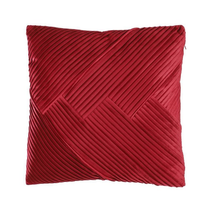 Подушка декоративная Shoura 45х45 красного цвета