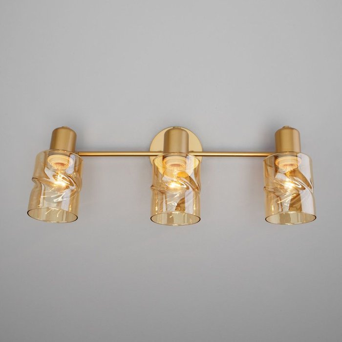 Настенный светильник с выключателем 20120/3 перламутровое золото Ansa - купить Бра и настенные светильники по цене 4990.0