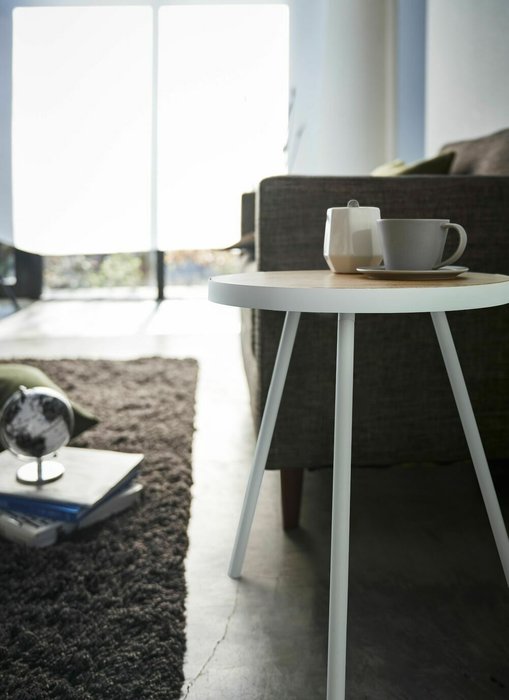 Кофейный столик Tower бежево-белого цвета - лучшие Кофейные столики в INMYROOM
