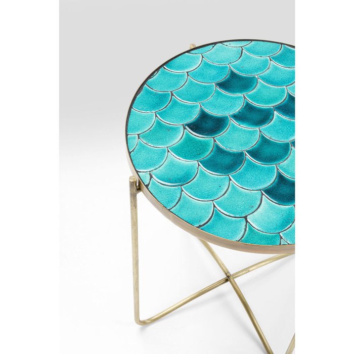 Столик приставной Squama с керамической поверхностью - лучшие Кофейные столики в INMYROOM