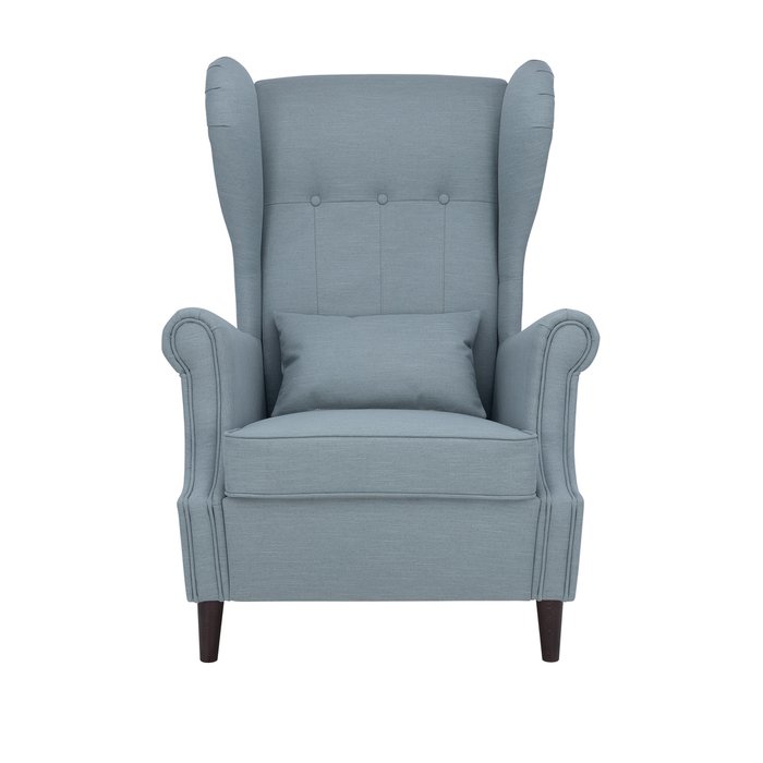 Кресло Монтего серо-голубого цвета  - купить Интерьерные кресла по цене 27999.0