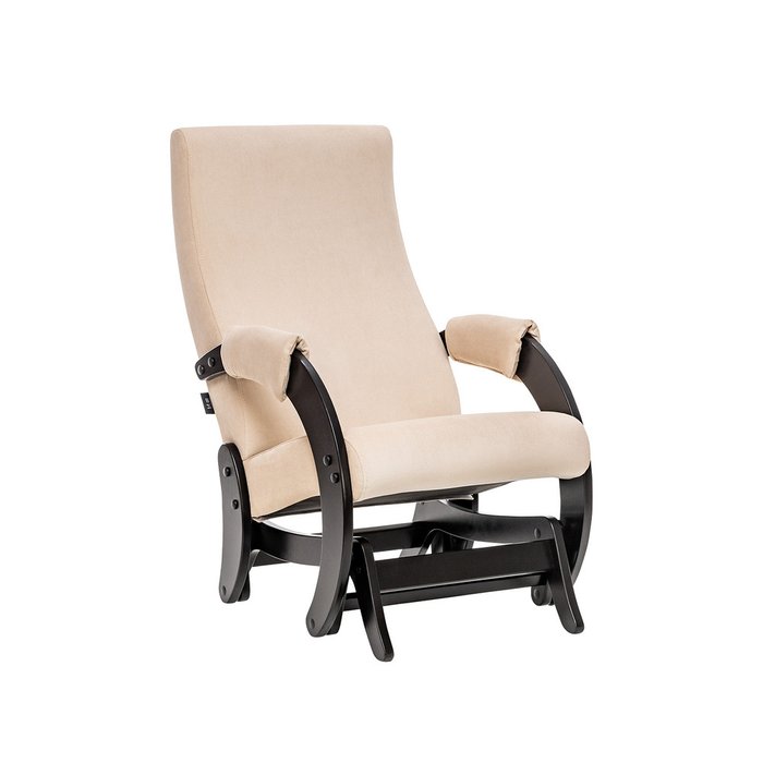 Кресло-глайдер Модель 68М черно-бежевого цвета