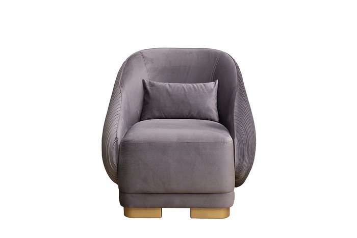 Кресло Palazzo серого цвета - купить Интерьерные кресла по цене 75500.0