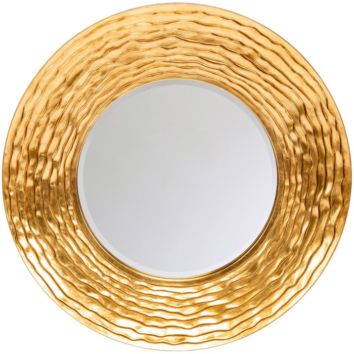 Настенное зеркало Арагон золотого цвета