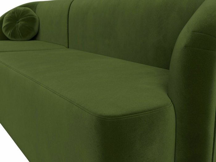 Диван Лига 027 зеленого цвета угол левый - лучшие Прямые диваны в INMYROOM