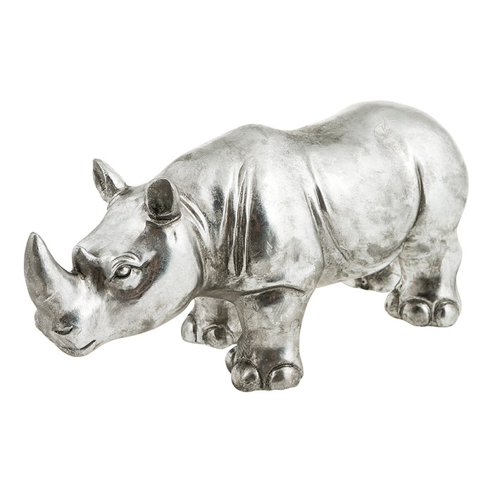 Статуэтка Rhino серебристого цвета