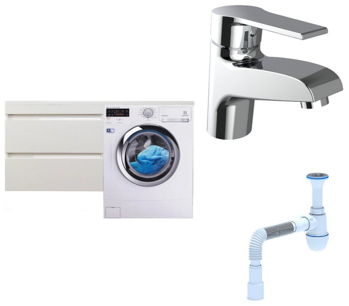 Комплект: Тумба с раковиной Даллас