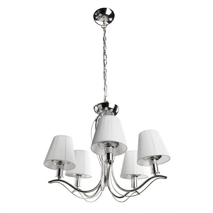Подвесная люстра Arte Lamp Domain с белыми абажурами Подвесная люстра Arte Lamp Domain с белыми абажурами