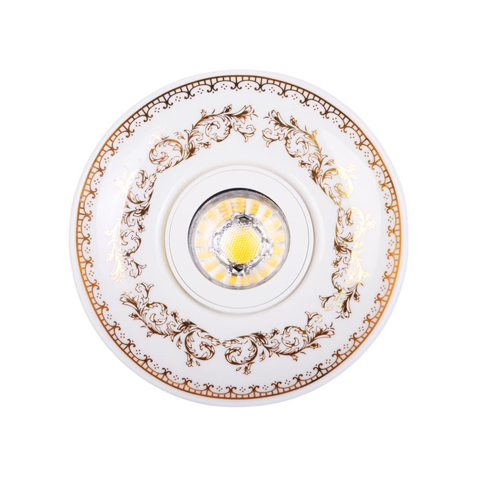 Точечный светильник 4005 (керамика, цвет золото)