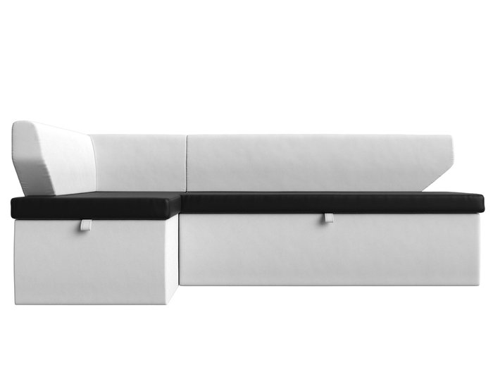 Угловой диван-кровать Омура белого цвета (экокожа)  левый угол - купить Угловые диваны по цене 37999.0