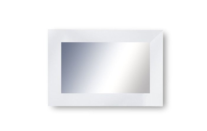 Настенное зеркало Ortega в раме белого цвета
