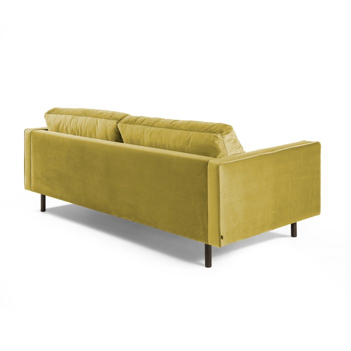 Диван трехместный Bogart темно-желтого цвета - лучшие Прямые диваны в INMYROOM