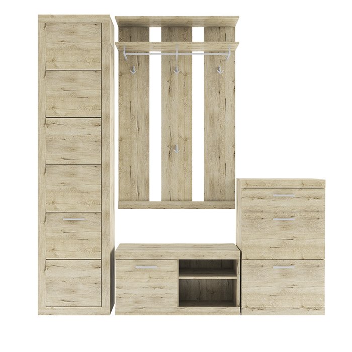 Настенная вешалка Oskar бежевого цвета - лучшие Настенные вешалки в INMYROOM Настенная вешалка Oskar бежевого цвета - лучшие Настенные вешалки в INMYROOM