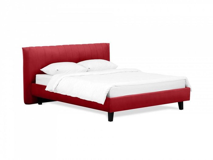 Кровать Queen Anastasia L 160х200 красного цвета - купить Кровати для спальни по цене 46580.0