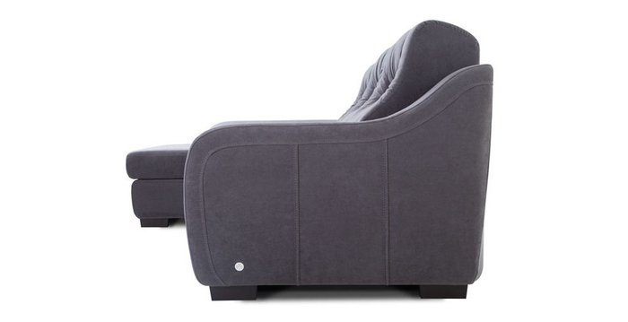 Угловой диван-кровать Ройс серого цвета - лучшие Угловые диваны в INMYROOM