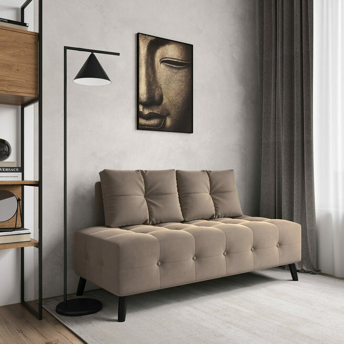 Диван Манхэттен коричневого цвета - лучшие Прямые диваны в INMYROOM