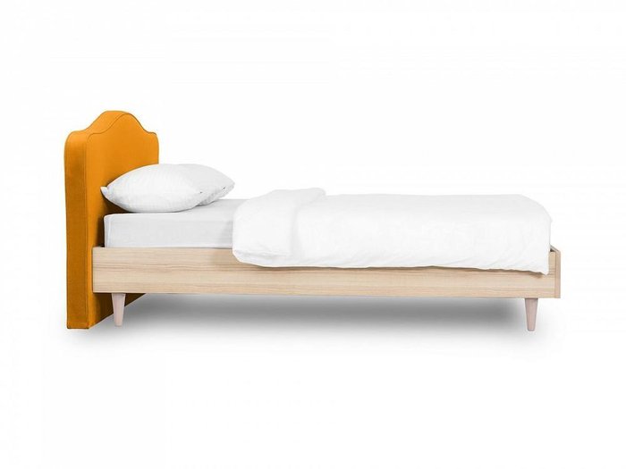 Кровать Queen II Elizabeth 160х200 с изголовьем желтого цвета - лучшие Кровати для спальни в INMYROOM