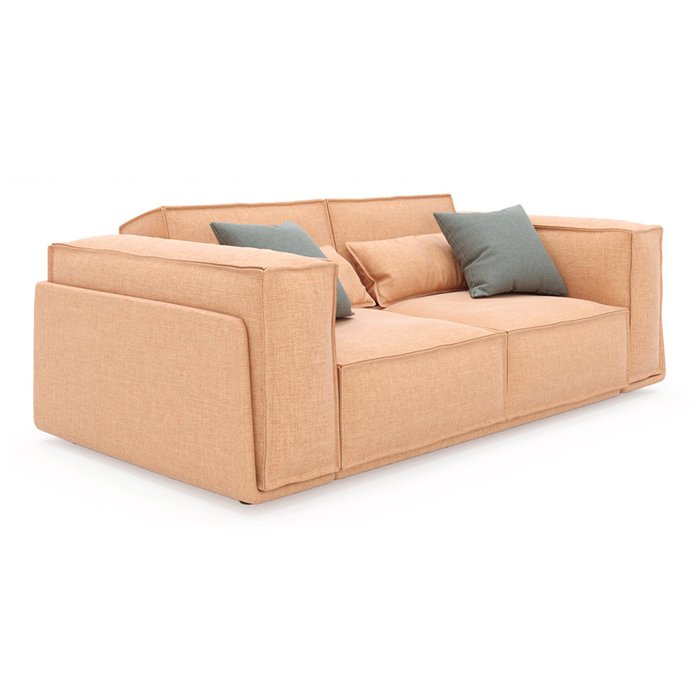 Диван-кровать Vento Classic двухместный оранжевого цвета - купить Прямые диваны по цене 110600.0