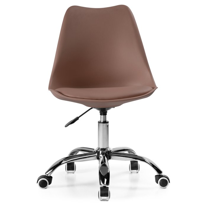 Стул офисный Kolin коричневого цвета - купить Офисные кресла по цене 5670.0