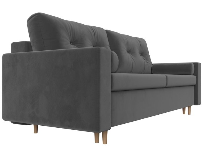 Прямой диван-кровать Белфаст серого цвета (тик-так) - лучшие Прямые диваны в INMYROOM