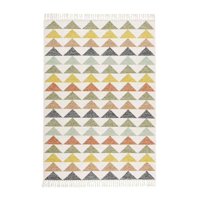 Ковер килим из шерсти Vinity 160x230 разноцветный