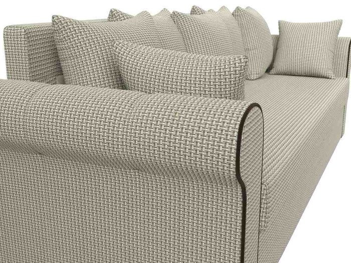 Прямой диван-кровать Рейн серо-бежевого цвета - лучшие Прямые диваны в INMYROOM