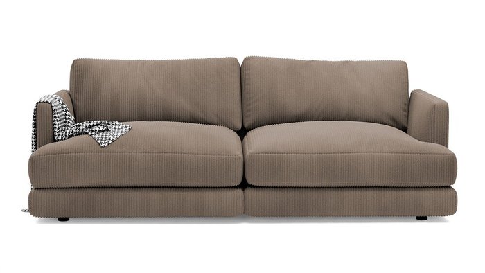 Прямой диван-кровать Ибица кремового цвета - купить Прямые диваны по цене 47000