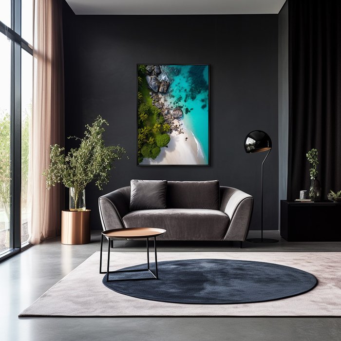 Репродукция картины Landscape Collection, Coast No 1, 2024г. - лучшие Картины в INMYROOM
