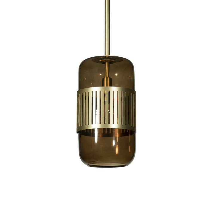 Подвесной светильник Fairytree коричнево-золотого цвета - купить Подвесные светильники по цене 9330.0