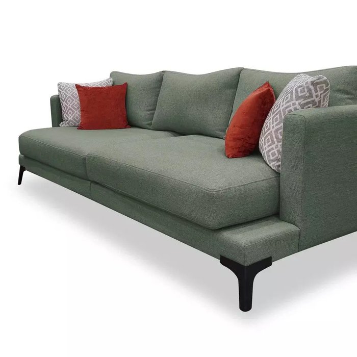 Диван Манчестер зеленого цвета - лучшие Прямые диваны в INMYROOM