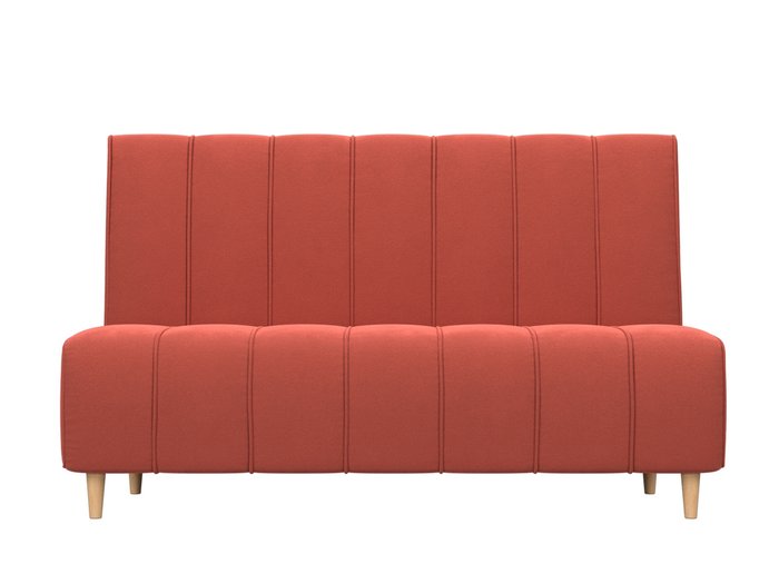 Прямой диван Ральф кораллового цвета - купить Прямые диваны по цене 22999.0
