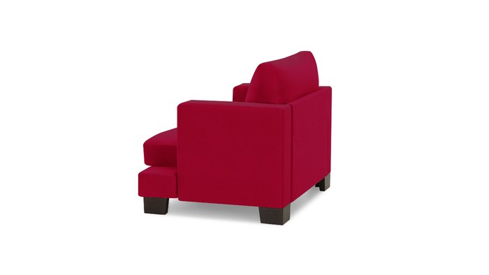 Кресло Дрезден красного цвета - лучшие Интерьерные кресла в INMYROOM