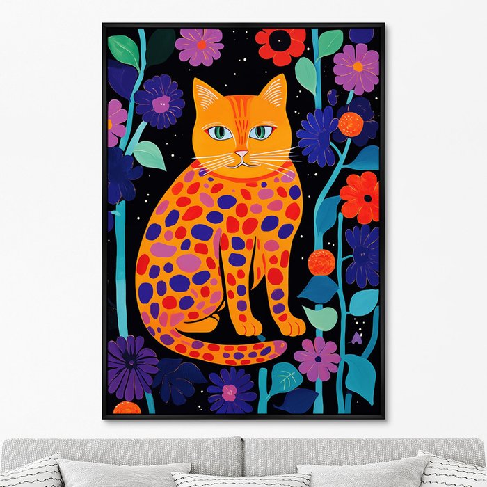 Репродукция картины Kitties in flowers, No 1, 2024г. - купить Картины по цене 24999.0 Репродукция картины Kitties in flowers, No 1, 2024г. - купить Картины по цене 24999.0