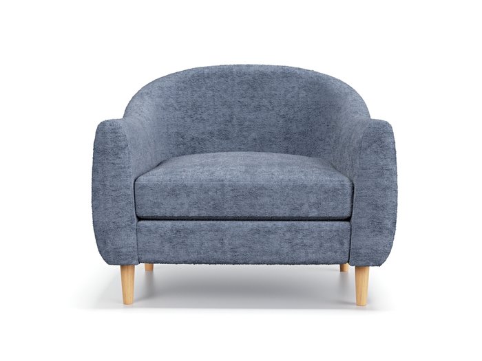 Кресло Орак серо-синего цвета - купить Интерьерные кресла по цене 27990.0