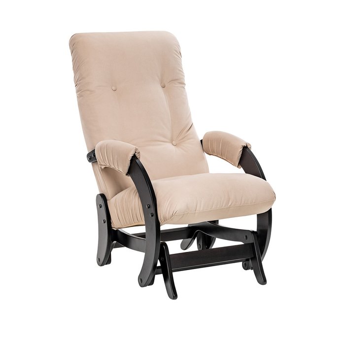 Кресло-глайдер Модель 68 бежево-коричневого цвета