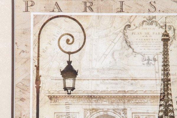 Постер с паспарту в раме "Paris Holiday" - купить Принты по цене 7928