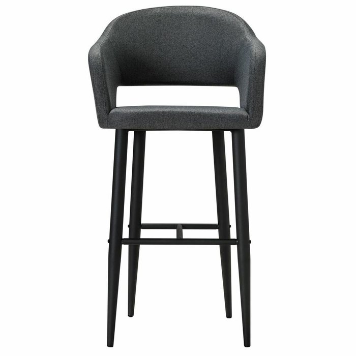 Барный стул Oscar темно-серого цвета  - купить Барные стулья по цене 12090.0